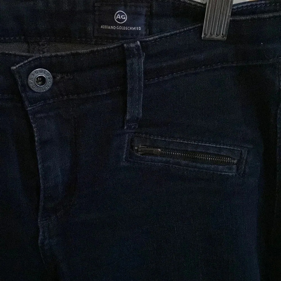 AG Jeans Moto Leggings Dark Wash Size 27 - Picture 9 of 10